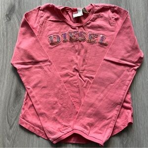 Diesel long sleeve shirt, girls size S
